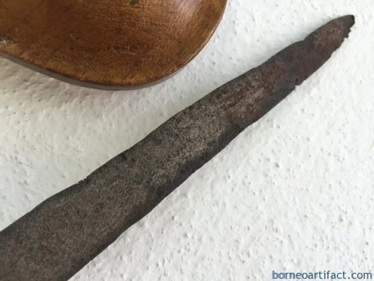 antique dagger keris lurus straight blade weapon knife dagger sword kriss asia asian (ANTIQUE KERIS LURUS) Straight Blade Weapon Knife Dagger Sword Kriss Asia Asian