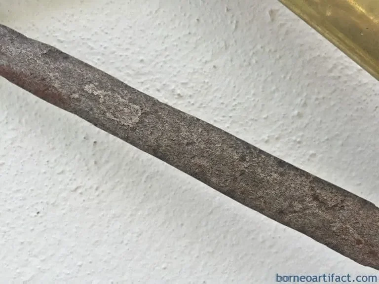 antique dagger keris lurus straight blade weapon knife dagger sword kriss asia asian (ANTIQUE KERIS LURUS) Straight Blade Weapon Knife Dagger Sword Kriss Asia Asian
