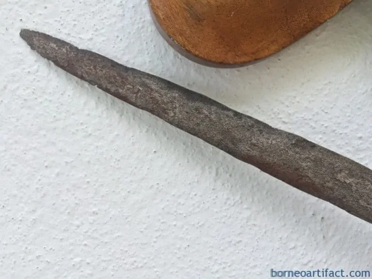 antique dagger keris lurus straight blade weapon knife dagger sword kriss asia asian (ANTIQUE KERIS LURUS) Straight Blade Weapon Knife Dagger Sword Kriss Asia Asian