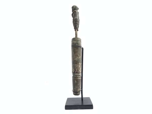 Betel Nut Pounder (380mm On Stand) Set Ornament Vintage Areca Collectible Statue Figurine