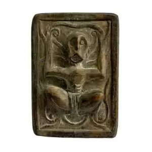 Tattoo Ink Block (140 x 95 mm) Tribal Art Body Piercing Statue Figure Figurine Borneo
