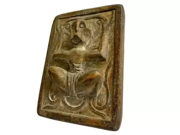 Tattoo Ink Block (140 x 95 mm) Tribal Art Body Piercing Statue Figure Figurine Borneo