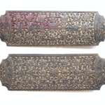 War Shield Borneo 1110mm (One Pair) Armor Guard Wood Carving Wall Deco Office Home Hanging