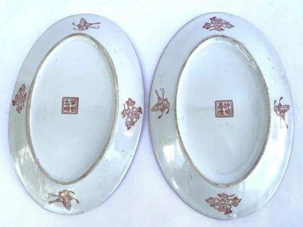Phoenix baba nyonya singapore PLATE SERVING DISH Dining Food Wedding Ceramic Art