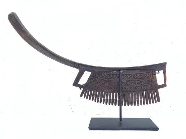 TRIBAL COMB 275mm BATAK KARO Sculpture Hair Jewelry Jewel Hair Accessories Art