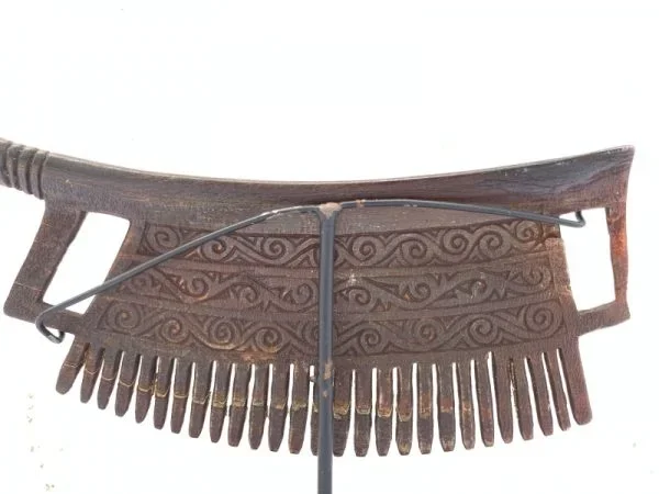 TRIBAL COMB 275mm BATAK KARO Sculpture Hair Jewelry Jewel Hair Accessories Art