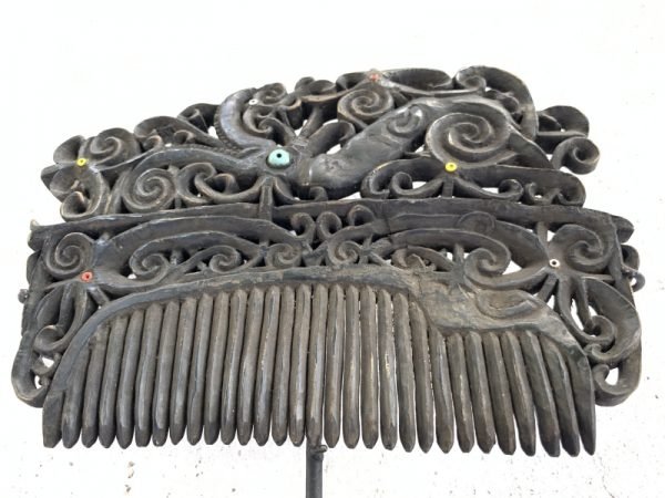 SUPER LARGE XXXL 185mm TRIBAL CROWN Comb Headdress Hairpin Old Jewelry Dayak