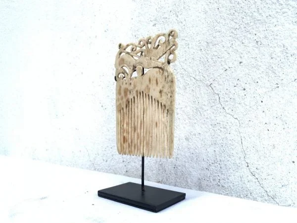 SEA DAYAK 110mm IBAN HEADDRESS Hairpin Comb Crown Dayak Tribal Artifact
