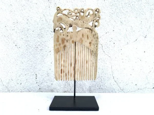 SEA DAYAK 110mm IBAN HEADDRESS Hairpin Comb Crown Dayak Tribal Artifact