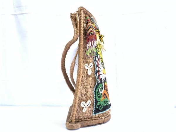 TRADITIONAL CHILD CARRIER 360x390mm Baby Bag Tribe Tribal Borneo Backpack Sling