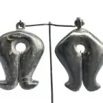 ANTIQUE TRIBAL EARRING (1 Pair) Native Sumba Mamuli Old Jewelry Jewel Ear Weight Body Adornment Artifact