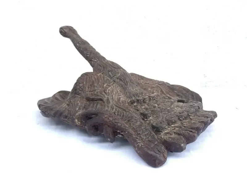 ANTIQUE SCULPTURE 420mm KOI BIRD Ironwood Figure Statue Animal Native Borneo ANTIQUE SCULPTURE 420mm KOI BIRD Ironwood Figure Statue Animal Native Borneo