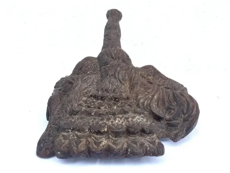 ANTIQUE SCULPTURE 420mm KOI BIRD Ironwood Figure Statue Animal Native Borneo ANTIQUE SCULPTURE 420mm KOI BIRD Ironwood Figure Statue Animal Native Borneo