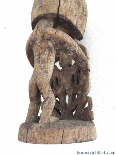 KORWARSKULLSTATUEmmMEGARAREOceanicSculptureTribalFigureIndonesia