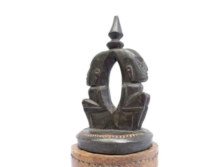 Batak Container Statue Figure Sculpture Chamber Jewelry Medicine Box