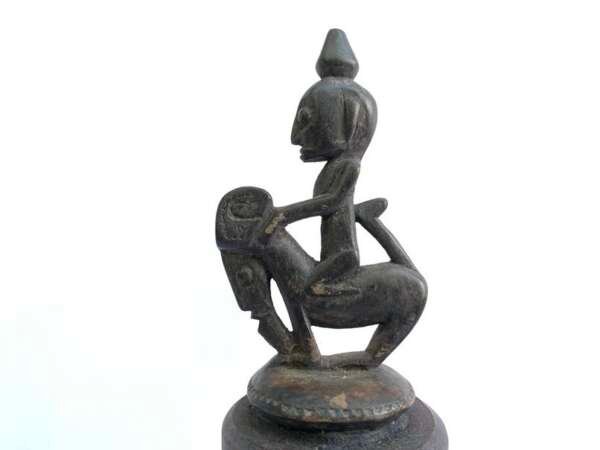 Tribal Box 230mm Betel Nut Powder Jewel Jewelry Medicine Figure Figurine Statue Sculpture