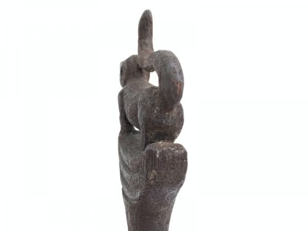 ANCESTRAL Antique RITUAL STICK 370mm Ironwood Borneo Figure Figurine Statue Sculpture Tribal Dayak Asia