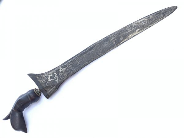 KERIS PALEMBANG 500mm STRAIGHT BLADE Weapon Knife Dagger Sword Kris Kriss Arms