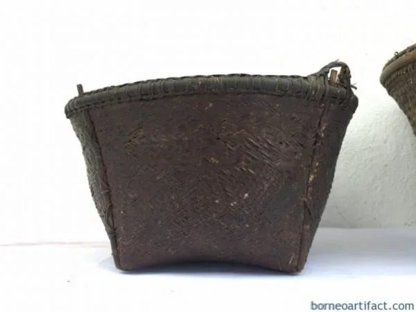 IBANBASKET(pieces)ANTIQUEHandWovenCraftDayakBorneoHandmadeWeavingBowlBasinHomeBarDeco