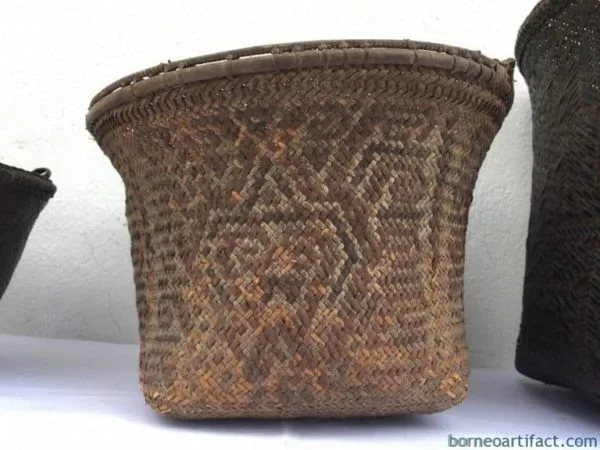 IBANBASKET(pieces)ANTIQUEHandWovenCraftDayakBorneoHandmadeWeavingBowlBasinHomeBarDeco