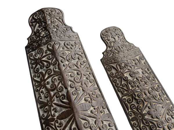 Dancing Shield 980-1260mm Borneo Ceremonial War Armor Dance Wood Carving Dayak