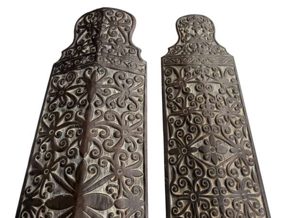 Dancing Shield 980-1260mm Borneo Ceremonial War Armor Dance Wood Carving Dayak