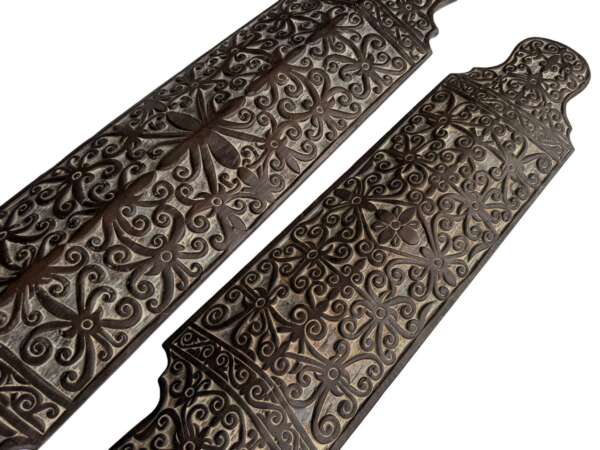 Dancing Shield 980-1260mm Borneo Ceremonial War Armor Dance Wood Carving Dayak