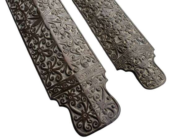 Dancing Shield 980-1260mm Borneo Ceremonial War Armor Dance Wood Carving Dayak