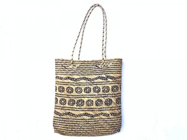 Traditional rattan handbag SHOULDER Weaving Handmade Tribal Asia