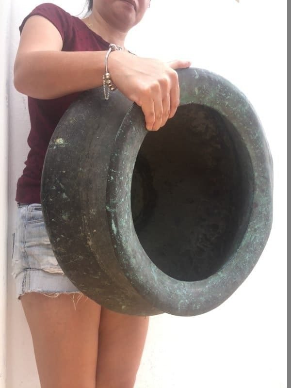 MEGASIZEmmLARGEAntiqueCopperCookingPotBowlKitchenAsianAsia