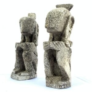 LETI STATUE (1 Pair) Figure Cultural Figurine Artifact Indonesia Oceanic Asian Art Culture
