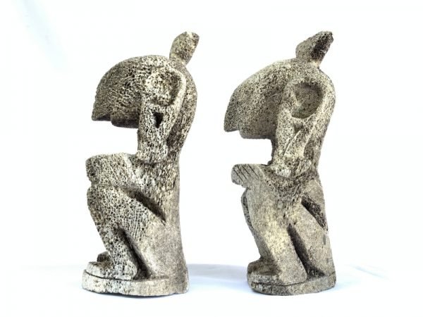 LETI STATUE (1 Pair) Figure Cultural Figurine Artifact Indonesia Oceanic Asian Art Culture