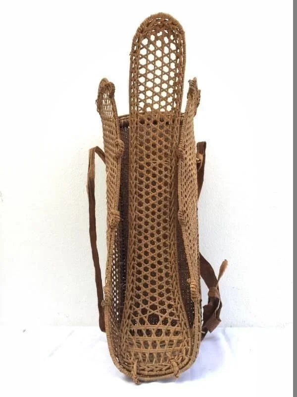AUTHENTICmmRATTANTAMBOKTribalBackpackBasketAsiaAsianForestJungleTravel