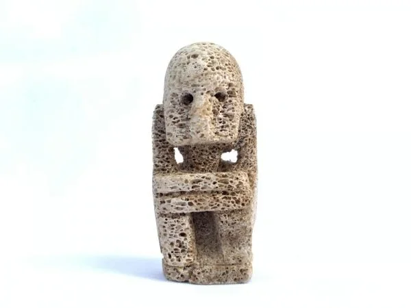 Raja Leti 90mm Miniature Sculpture Figure Figurine Statue Oceanic Art Tribal Asia