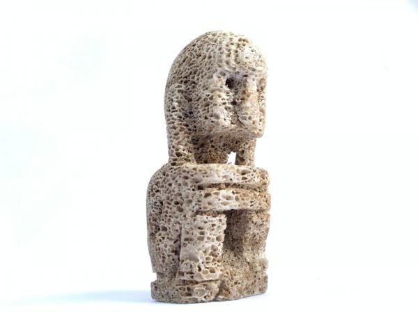 Raja Leti 90mm Miniature Sculpture Figure Figurine Statue Oceanic Art Tribal Asia