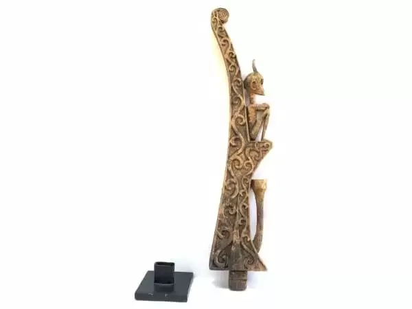 Shrine Figure (925mm On Stand) Antique Indonesia Altar Leti Artifact Sculpture Figurine Worship God Deity Statue