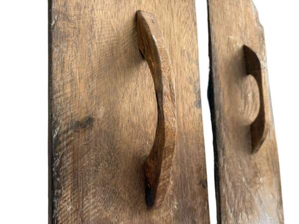 Traditional Shield 965mm Tribal Armor Guard Wood Carving Wall Deco Sculpture Office Home