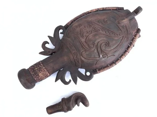 Tempat Madu Wood Honey Bottle (Tribe Bee Beehive Nectar Container Borneo Asia)
