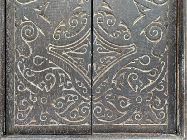 NATIVEHOME(xmm)TRIBALWINDOWPanelHomeDecoWoodCarvingBorneoAsia