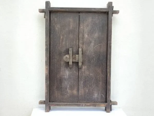 NATIVEHOME(xmm)TRIBALWINDOWPanelHomeDecoWoodCarvingBorneoAsia