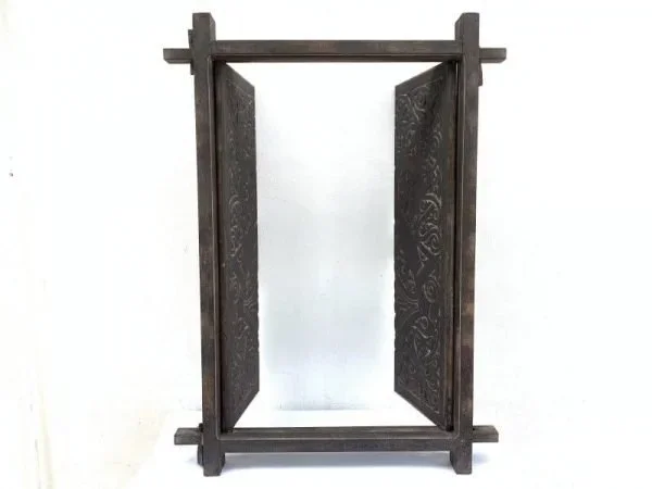 NATIVEHOME(xmm)TRIBALWINDOWPanelHomeDecoWoodCarvingBorneoAsia