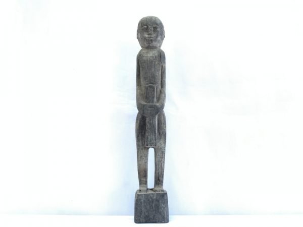 Authentic Antique Figure Aged indonesia Sculpture Kebayan Statue