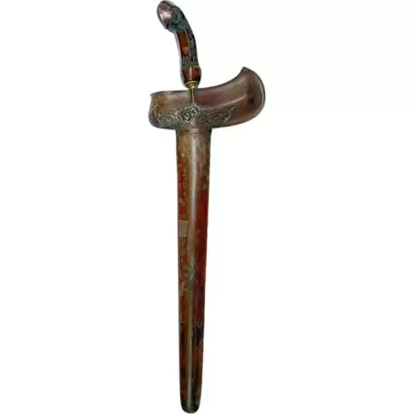 Traditional Asian Dagger 525mm Golden Dragon Keris Naga Nogo Emas Kris Sumatra Weapon Knife Blade Sword Kriss