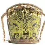 Traditional Beads Carrier 410mm Tribal Child Baby Backpack Bag Dayak Borneo