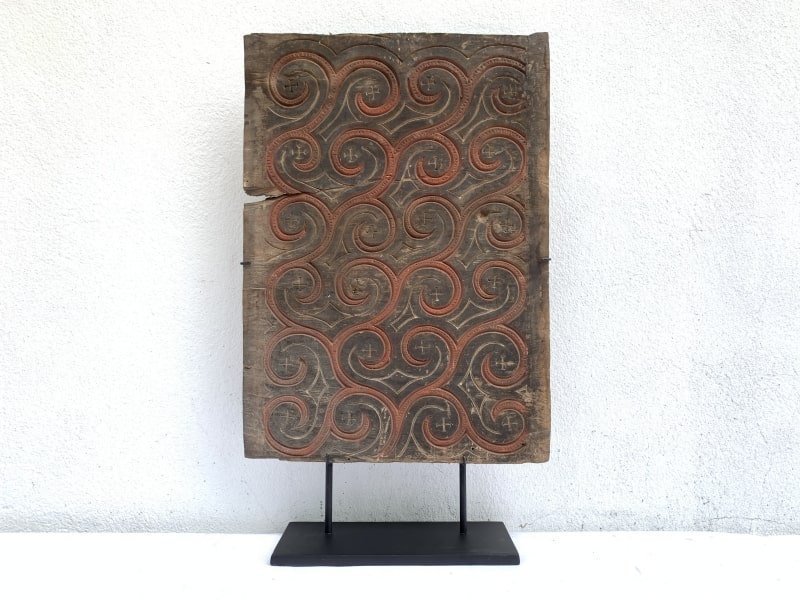 Wall Panel Toraja Tongkonan home Carving Painting | Asian antique ...