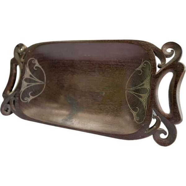 Fruit Tray 640mm Ironwood Hardwood Bowl Plate Platter Basin Kayanic Dayak Sculpture Borneo