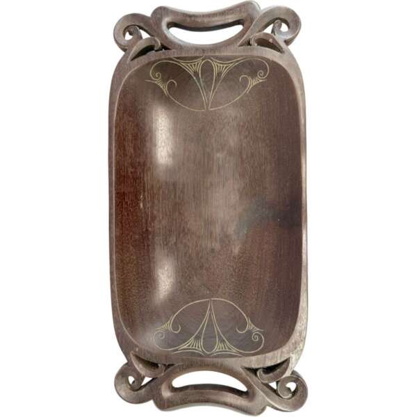 Fruit Tray 640mm Ironwood Hardwood Bowl Plate Platter Basin Kayanic Dayak Sculpture Borneo