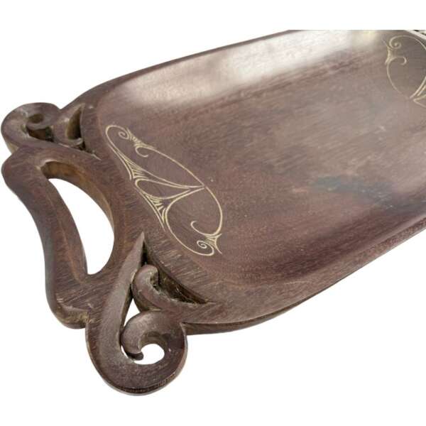 Fruit Tray 640mm Ironwood Hardwood Bowl Plate Platter Basin Kayanic Dayak Sculpture Borneo