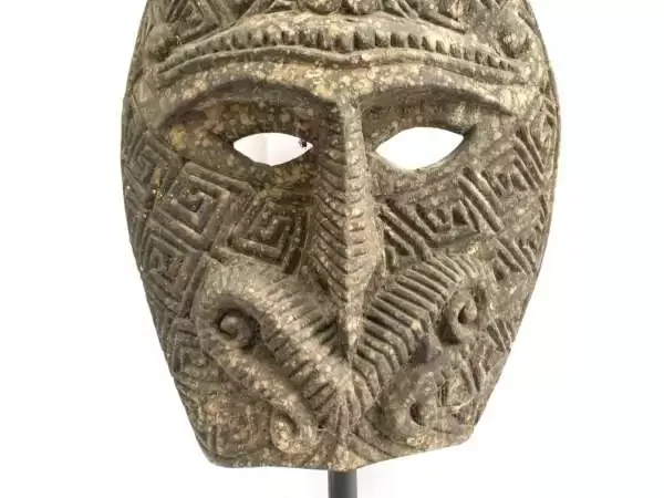 Shaman Mask (555mm On Stand) Rare Flores Manggarai Aged Artifact Timor Indonesia Statue Figure Sculpture