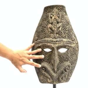 Shaman Mask (555mm On Stand) Rare Flores Manggarai Aged Artifact Timor Indonesia Statue Figure Sculpture